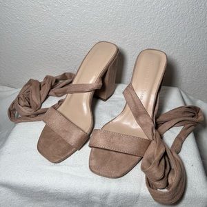 WRAP AROUND ANKLE HEELS